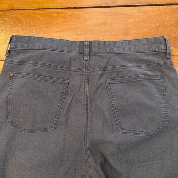 Kenneth Cole Reaction Dark Grey Straight Leg Cotton Blend Pants - Picture 2 of 7